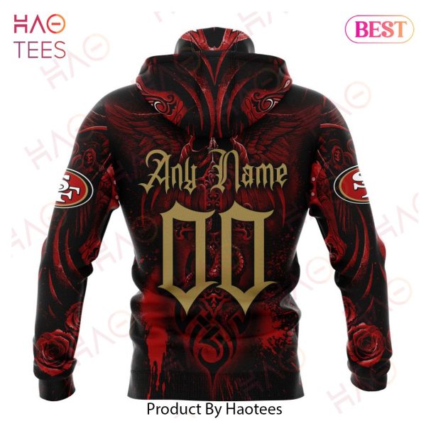 NFL San Francisco 49ers Special Design With Skull Art 3D Hoodie