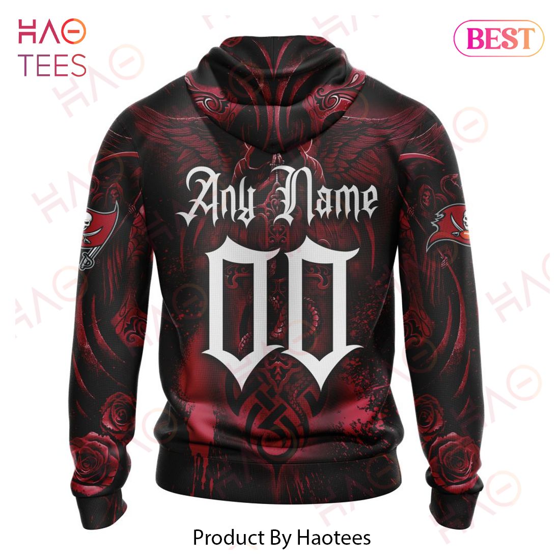 NFL Tampa Bay Buccaneers Special Design With Skull Art 3D Hoodie NFL Tampa Bay Buccaneers Special Design With Skull Art 3D Hoodie
