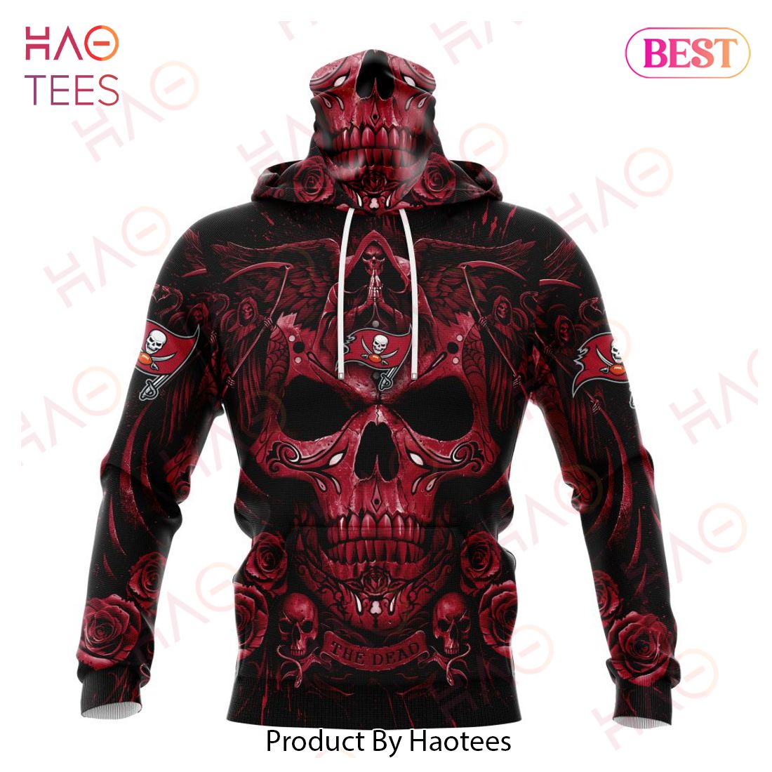 NFL Tampa Bay Buccaneers Special Design With Skull Art 3D Hoodie NFL Tampa Bay Buccaneers Special Design With Skull Art 3D Hoodie