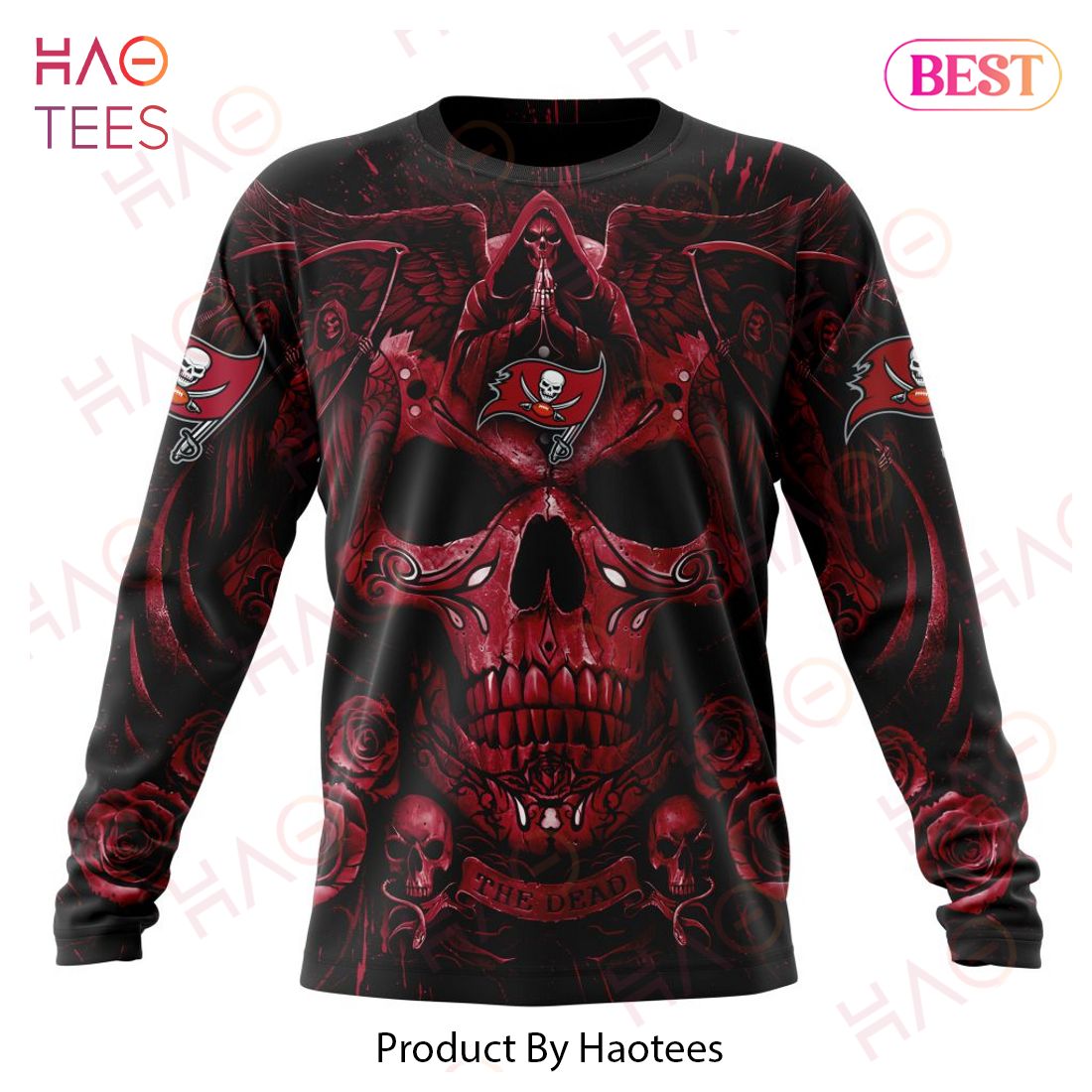 NFL Tampa Bay Buccaneers Special Design With Skull Art 3D Hoodie NFL Tampa Bay Buccaneers Special Design With Skull Art 3D Hoodie