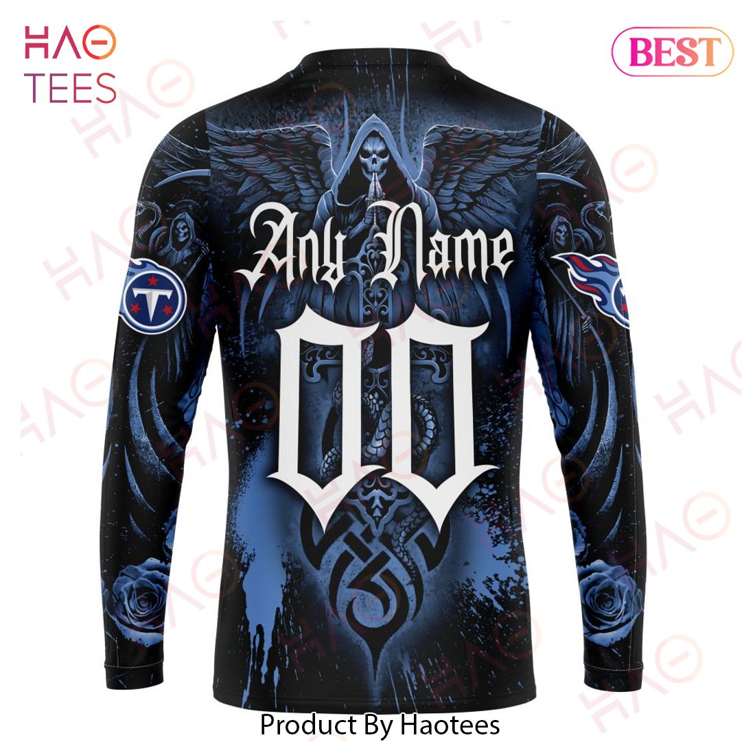 NFL Tennessee Titans Special Design With Skull Art 3D Hoodie NFL Tennessee Titans Special Design With Skull Art 3D Hoodie