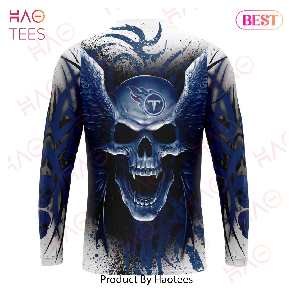 NFL Tennessee Titans Special Kits With Skull Art 3D Hoodie NFL Tennessee Titans Special Kits With Skull Art 3D Hoodie