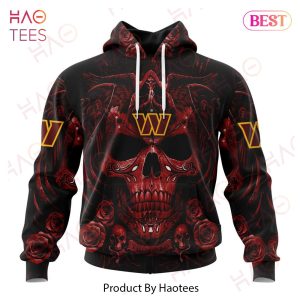 NFL Washington Commanders Special Design With Skull Art 3D Hoodie