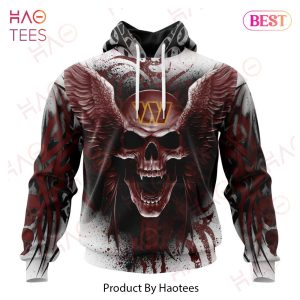 NFL Washington Commanders Special Kits With Skull Art 3D Hoodie