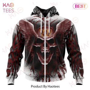 NFL Washington Commanders Special Kits With Skull Art 3D Hoodie