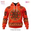NHL Boston Bruins Specialized For Rocket Power 3D Hoodie