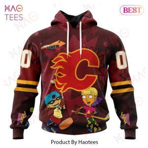 NHL Calgary Flames Specialized For Rocket Power 3D Hoodie