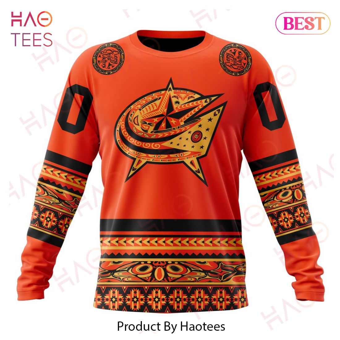 NHL Columbus Blue Jackets Specialized National Day For Truth And Reconciliation 3D Hoodie NHL Columbus Blue Jackets Specialized National Day For Truth And Reconciliation 3D Hoodie