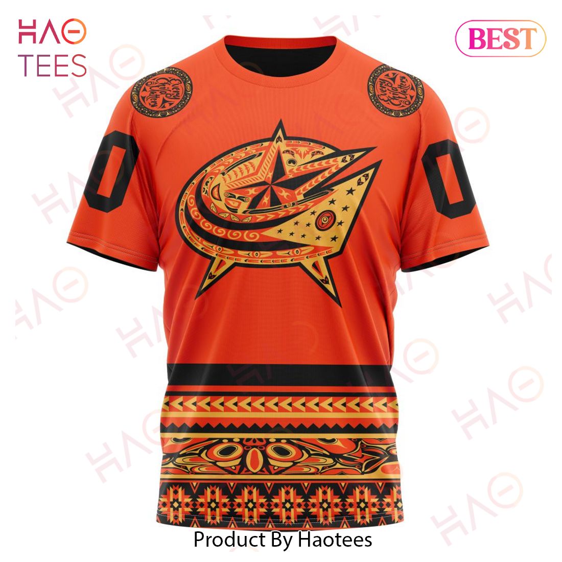 NHL Columbus Blue Jackets Specialized National Day For Truth And Reconciliation 3D Hoodie NHL Columbus Blue Jackets Specialized National Day For Truth And Reconciliation 3D Hoodie