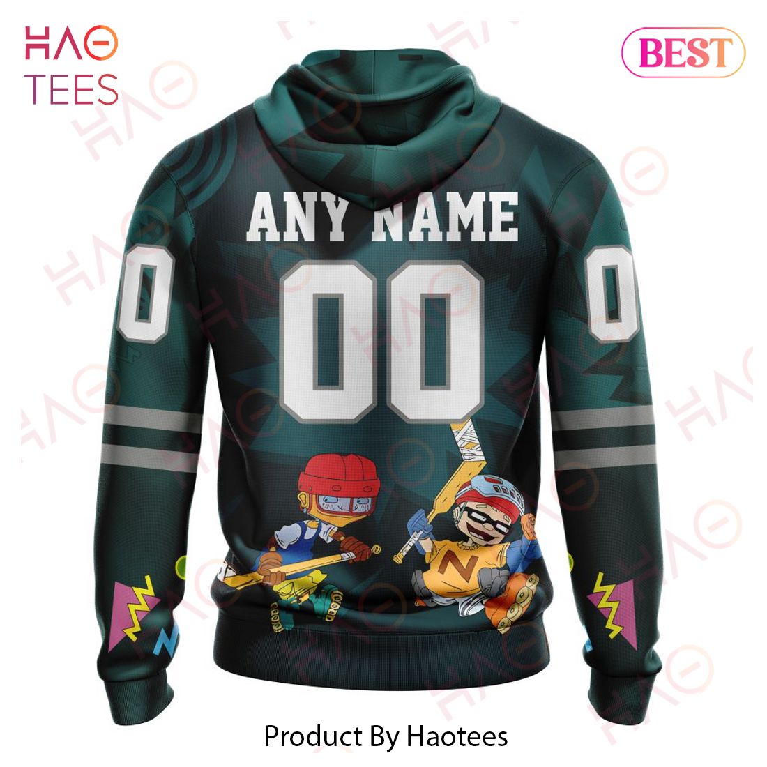 NHL Dallas Stars Specialized For Rocket Power 3D Hoodie NHL Dallas Stars Specialized For Rocket Power 3D Hoodie