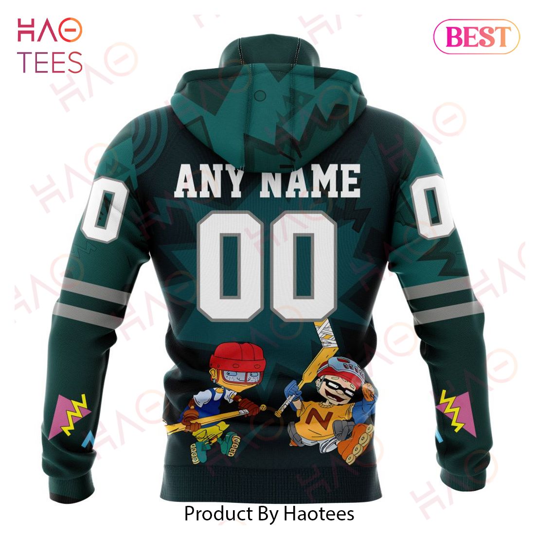 NHL Dallas Stars Specialized For Rocket Power 3D Hoodie NHL Dallas Stars Specialized For Rocket Power 3D Hoodie