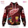 NHL Detroit Red Wings Specialized For Rocket Power 3D Hoodie