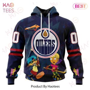 NHL Edmonton Oilers Specialized For Rocket Power 3D Hoodie