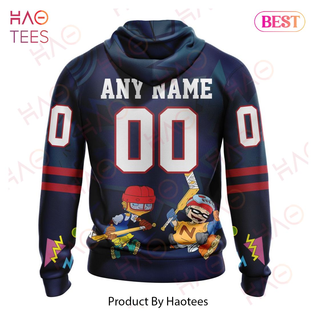 NHL Edmonton Oilers Specialized For Rocket Power 3D Hoodie NHL Edmonton Oilers Specialized For Rocket Power 3D Hoodie