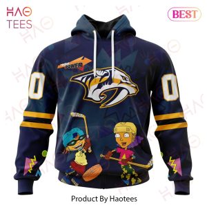NHL Nashville Predators Specialized For Rocket Power 3D Hoodie