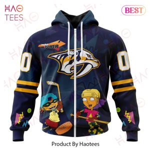 NHL Nashville Predators Specialized For Rocket Power 3D Hoodie