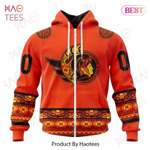 NHL Ottawa Senators Specialized National Day For Truth And Reconciliation 3D Hoodie