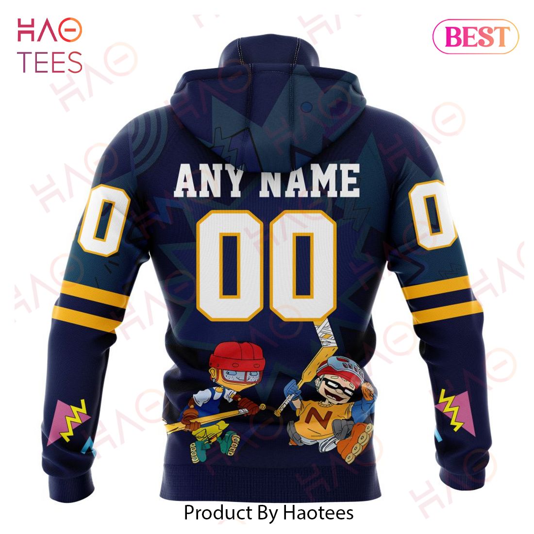 NHL Pittsburgh Penguins Specialized For Rocket Power 3D Hoodie NHL Pittsburgh Penguins Specialized For Rocket Power 3D Hoodie