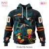 NHL San Jose Sharks Specialized For Rocket Power 3D Hoodie