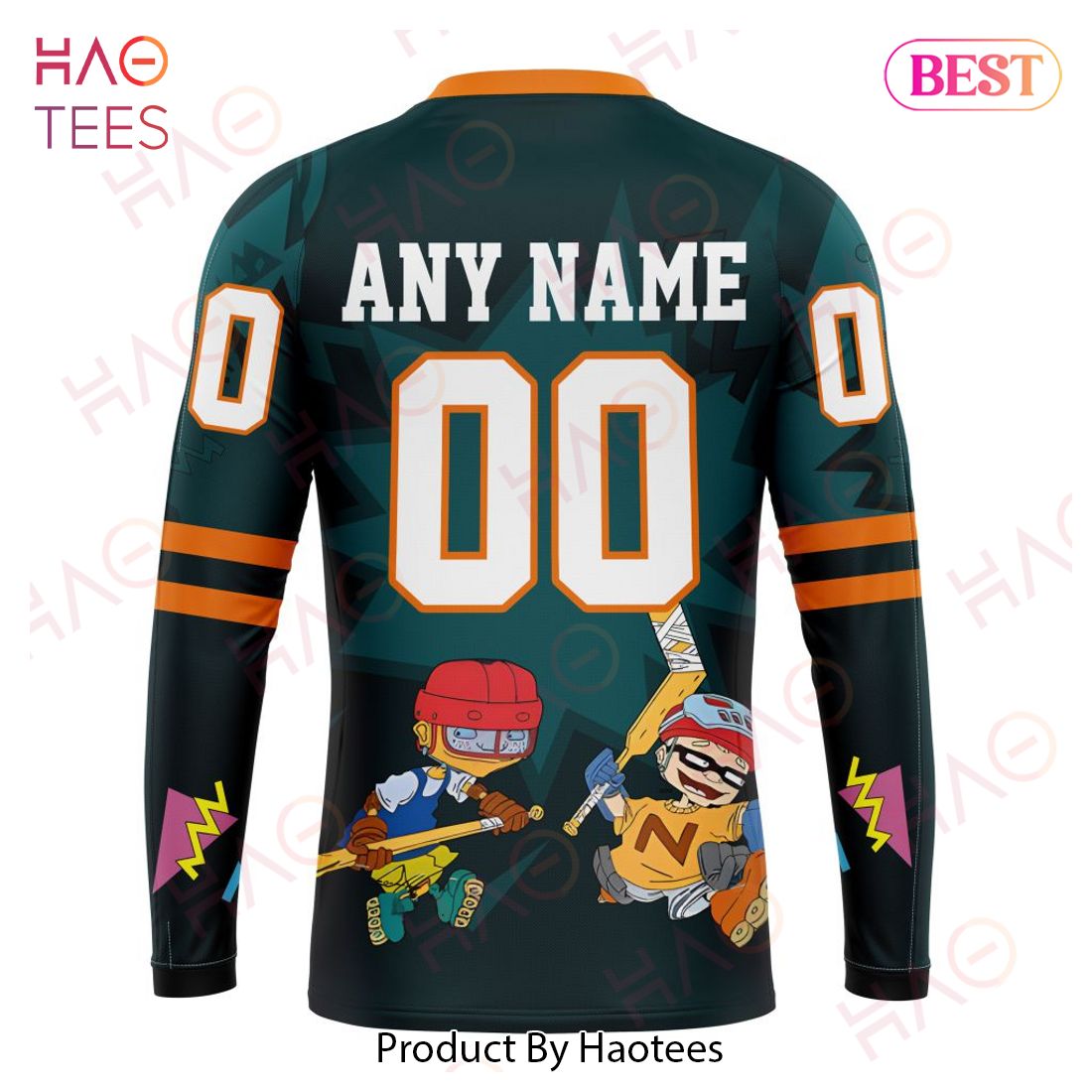 NHL San Jose Sharks Specialized For Rocket Power 3D Hoodie NHL San Jose Sharks Specialized For Rocket Power 3D Hoodie