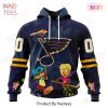 NHL St. Louis Blues Specialized For Rocket Power 3D Hoodie