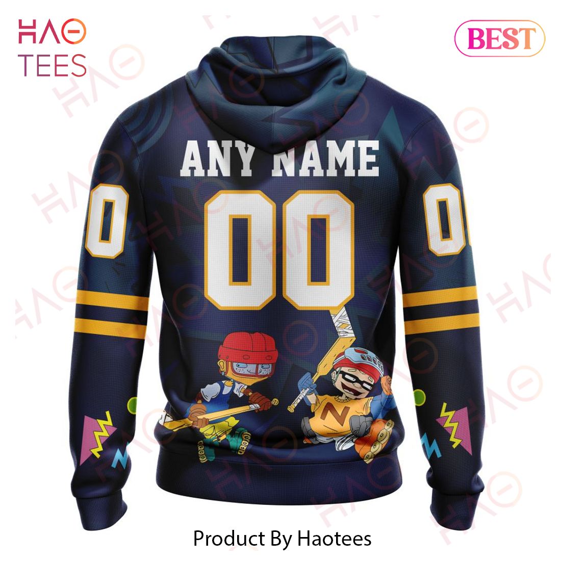 NHL St. Louis Blues Specialized For Rocket Power 3D Hoodie NHL St. Louis Blues Specialized For Rocket Power 3D Hoodie