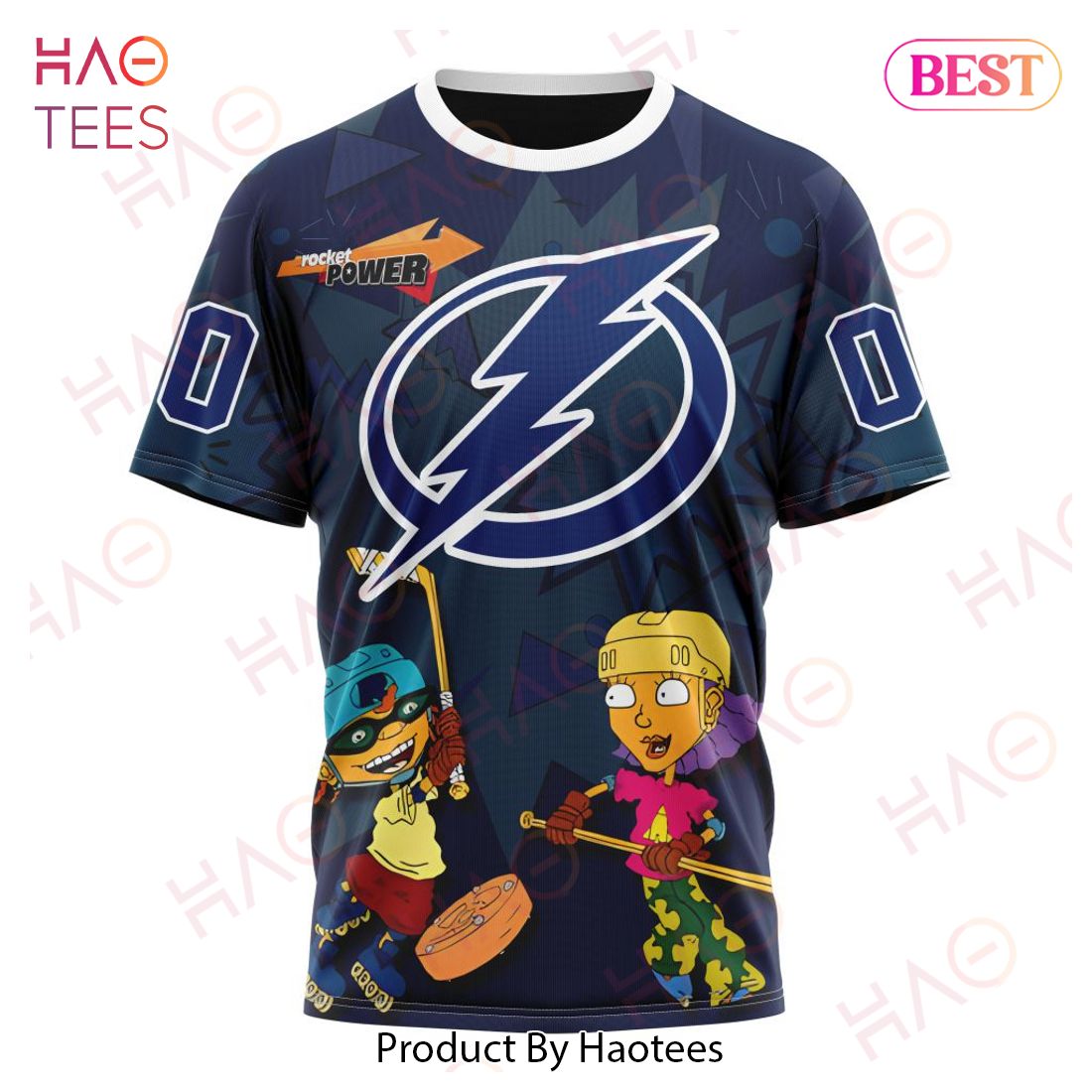 NHL Tampa Bay Lightning Specialized For Rocket Power 3D Hoodie NHL Tampa Bay Lightning Specialized For Rocket Power 3D Hoodie