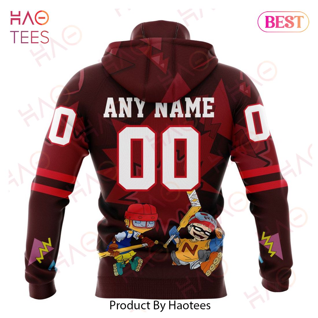 NHL Washington Capitals Specialized For Rocket Power 3D Hoodie NHL Washington Capitals Specialized For Rocket Power 3D Hoodie