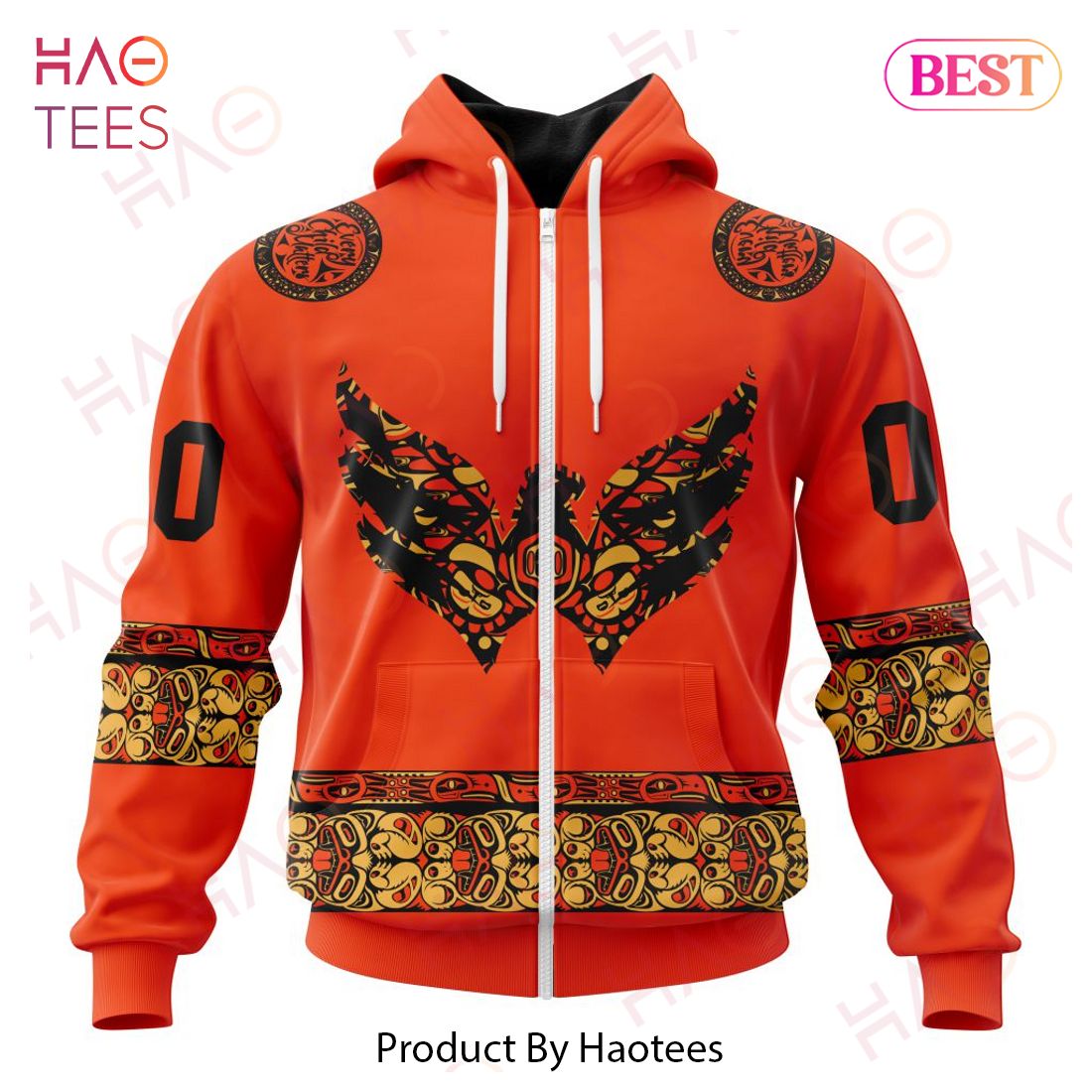 NHL Washington Capitals Specialized National Day For Truth And Reconciliation 3D Hoodie NHL Washington Capitals Specialized National Day For Truth And Reconciliation 3D Hoodie
