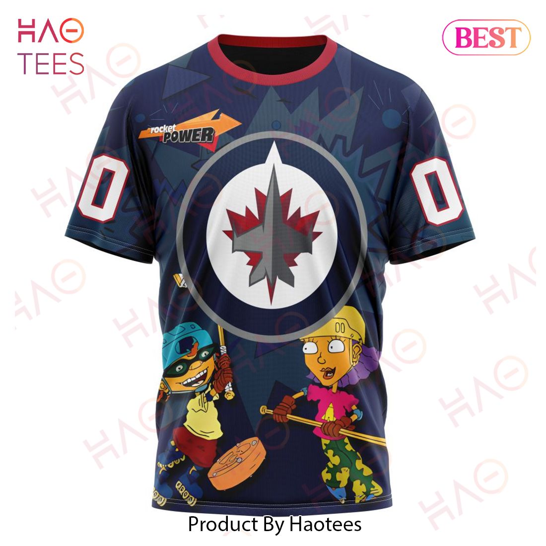 NHL Winnipeg Jets Specialized For Rocket Power 3D Hoodie NHL Winnipeg Jets Specialized For Rocket Power 3D Hoodie