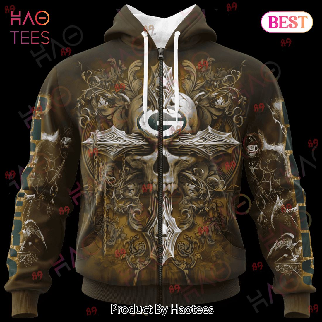 Packers Skull God Limited Edition 3D Hoodie Packers Skull God Limited Edition 3D Hoodie