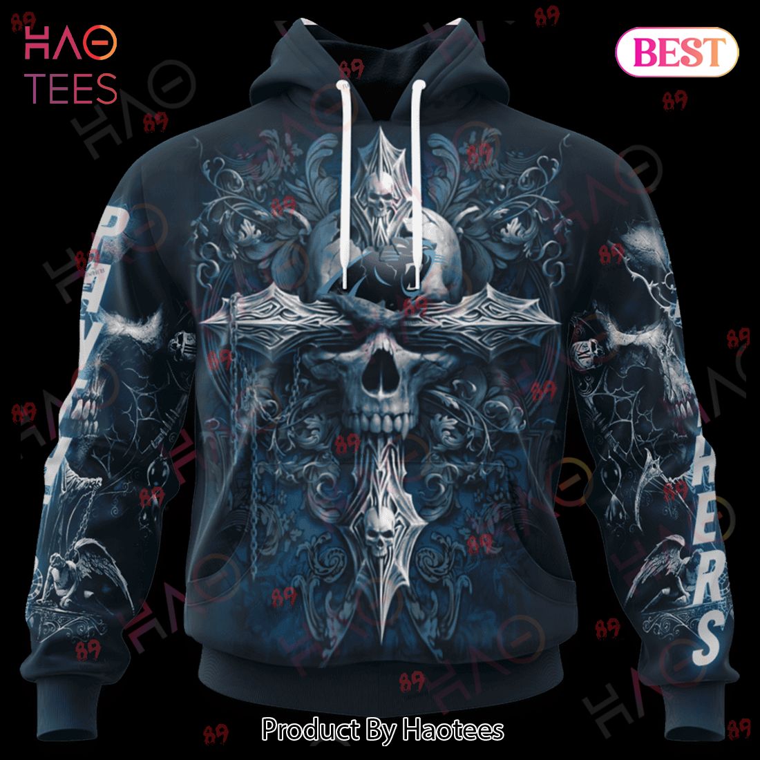 Panthers Skull God Limited Edition 3D Hoodie Panthers Skull God Limited Edition 3D Hoodie
