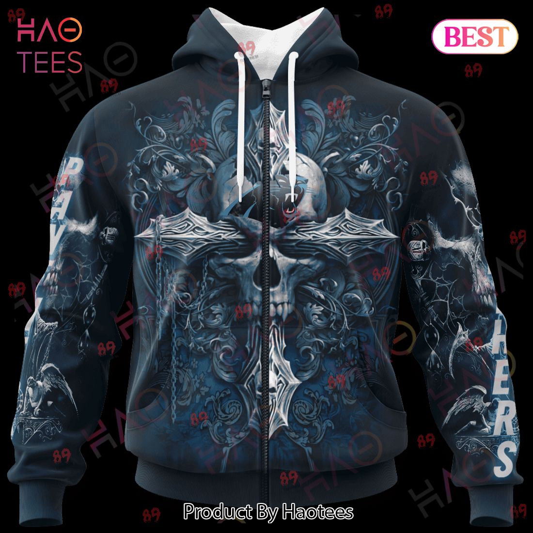 Panthers Skull God Limited Edition 3D Hoodie Panthers Skull God Limited Edition 3D Hoodie