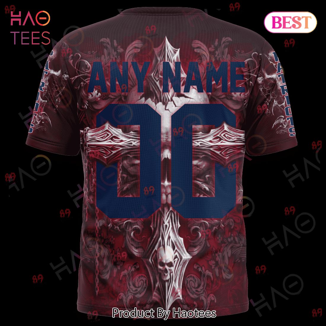 Patriots Skull God Limited Edition 3D Hoodie Patriots Skull God Limited Edition 3D Hoodie