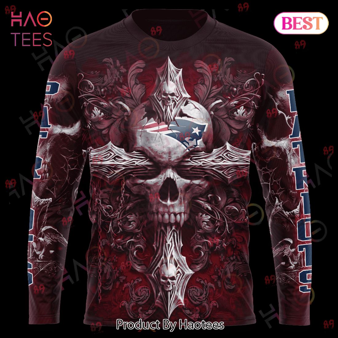 Patriots Skull God Limited Edition 3D Hoodie Patriots Skull God Limited Edition 3D Hoodie