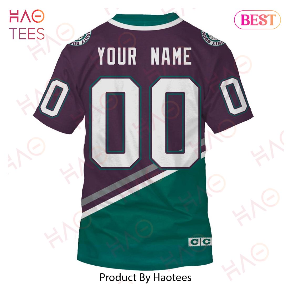 Personalized ANAHEIM MIGHTY DUCKS 90s Vintage Throwback Away Jersey 3D Hoodie Personalized ANAHEIM MIGHTY DUCKS 90s Vintage Throwback Away Jersey 3D Hoodie