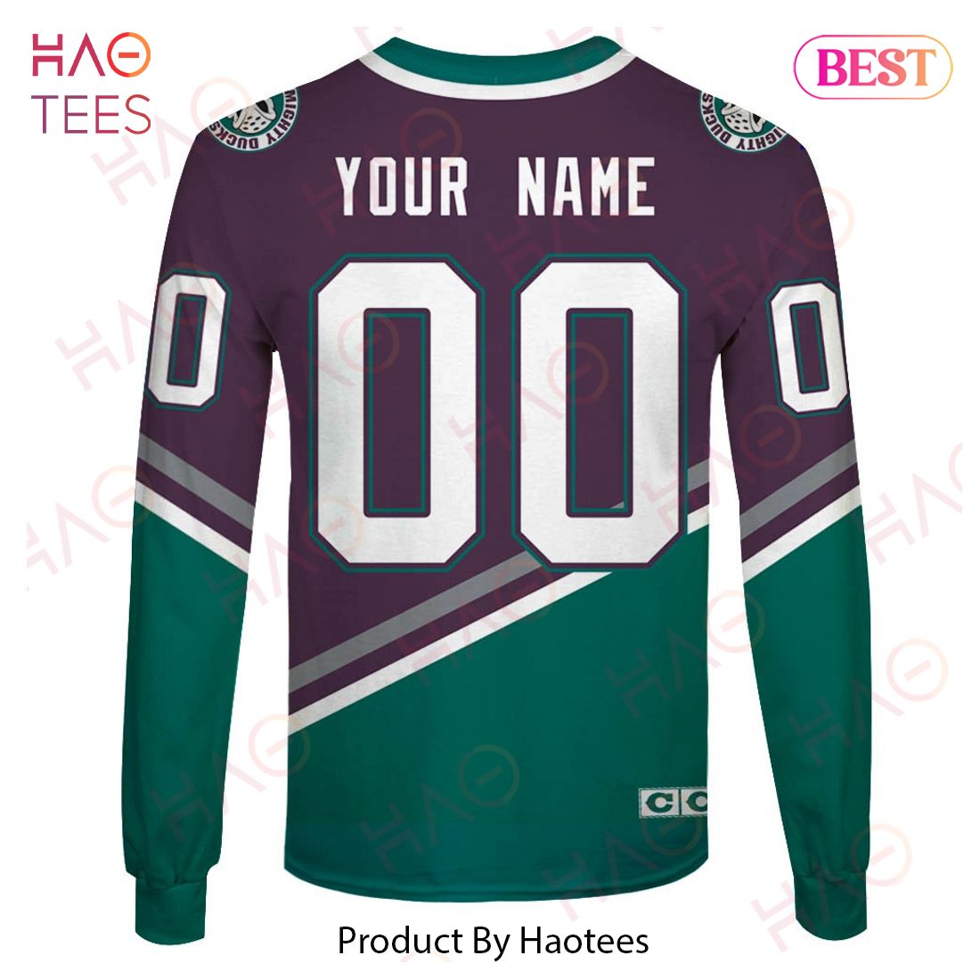 Personalized ANAHEIM MIGHTY DUCKS 90s Vintage Throwback Away Jersey 3D Hoodie Personalized ANAHEIM MIGHTY DUCKS 90s Vintage Throwback Away Jersey 3D Hoodie