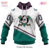Personalized ANAHEIM MIGHTY DUCKS 90s Vintage Throwback Away Jersey 3D Hoodie Personalized ANAHEIM MIGHTY DUCKS 90s Vintage Throwback Away Jersey 3D Hoodie