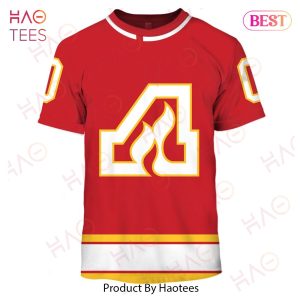 Personalized ATLANTA FLAMES   CALGARY FLAMES 70s Vintage Home Jersey 3D Hoodie