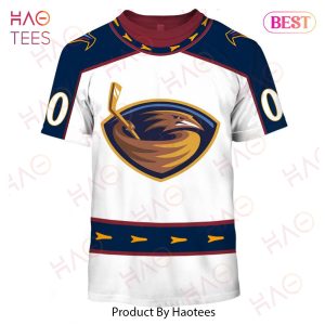 Personalized Atlanta Thrashers  Winnipeg Jets 1999 Vintage Home Jersey 3D Hoodie