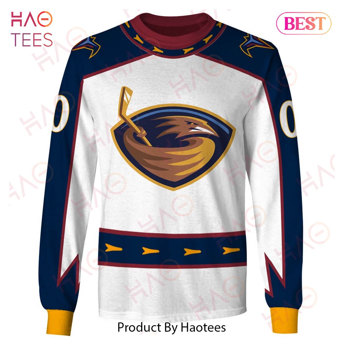 Personalized Atlanta Thrashers Winnipeg Jets 1999 Vintage Home Jersey 3D Hoodie Personalized Atlanta Thrashers Winnipeg Jets 1999 Vintage Home Jersey 3D Hoodie