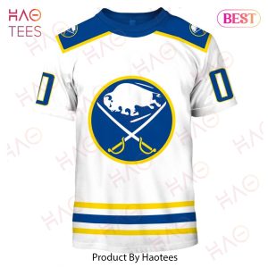 Personalized Buffalo Sabres 80s 90s Home Vintage NHL Throwback Jersey 3D Hoodie