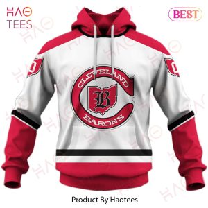 Personalized Cleveland Barons 1976 Throwback Vintage NHL Hockey Jersey 3D Hoodie