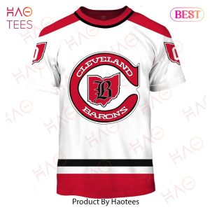 Personalized Cleveland Barons 1976 Throwback Vintage NHL Hockey Jersey 3D Hoodie