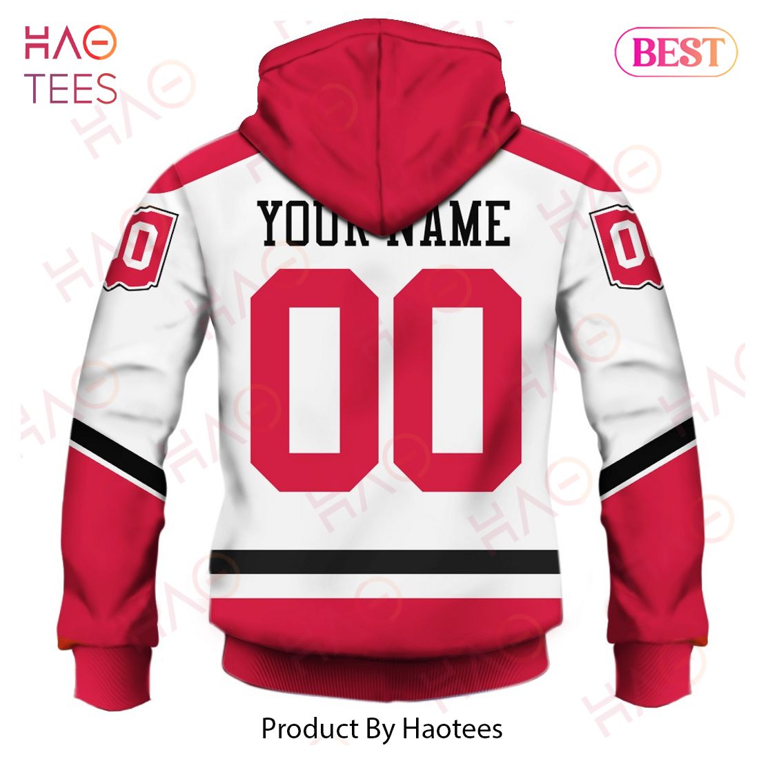 Vintage hockey hotsell jersey hoodie