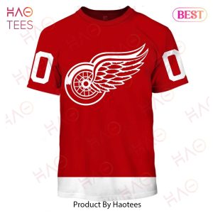 Personalized Detroit Red Wings Throwback Vintage NHL Home Jersey 3D Hoodie