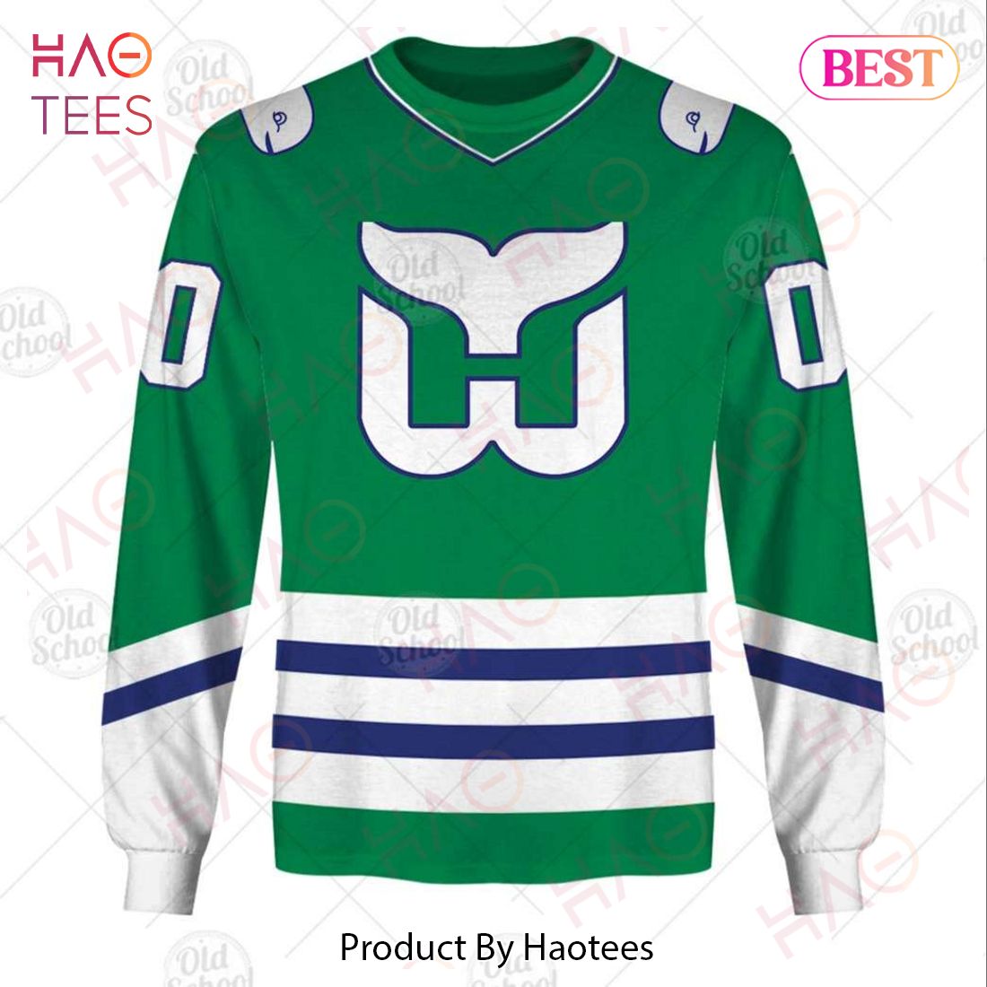 Personalized Hartford Whalers Carolina Hurricanes Vintage NHL