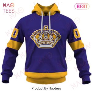 Personalized Los Angeles Kings 70s Throwback Vintage NHL Away Jersey 3D Hoodie