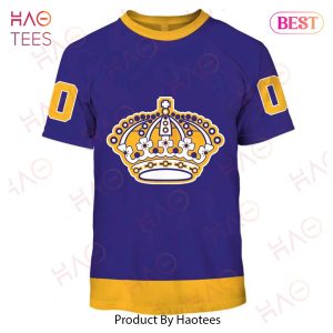 Personalized Los Angeles Kings 70s Throwback Vintage NHL Away Jersey 3D Hoodie