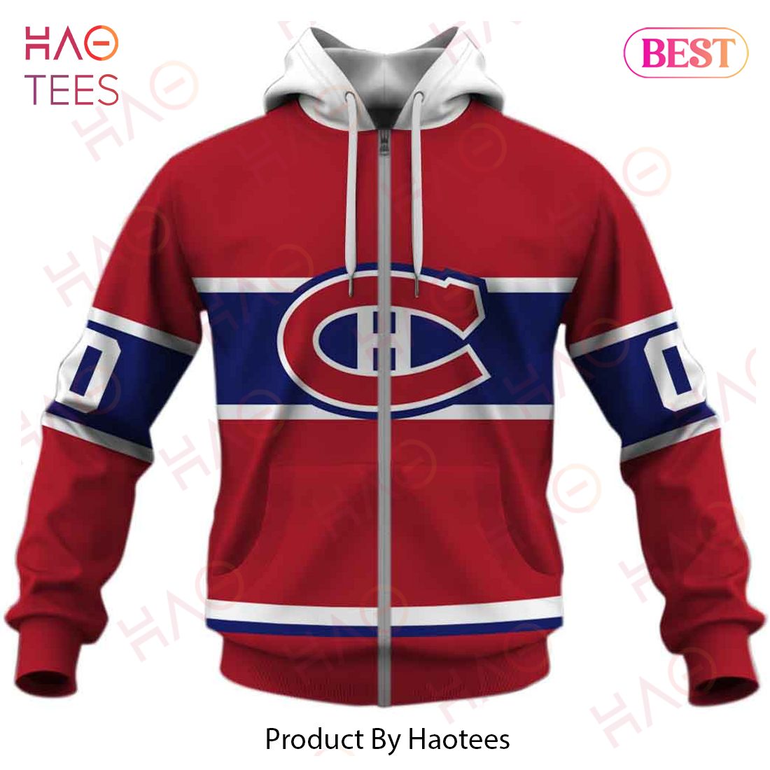 Personalized Montreal Canadiens 60s 70s Throwback Vintage Home Jersey 3D Hoodie Personalized Montreal Canadiens 60s 70s Throwback Vintage Home Jersey 3D Hoodie